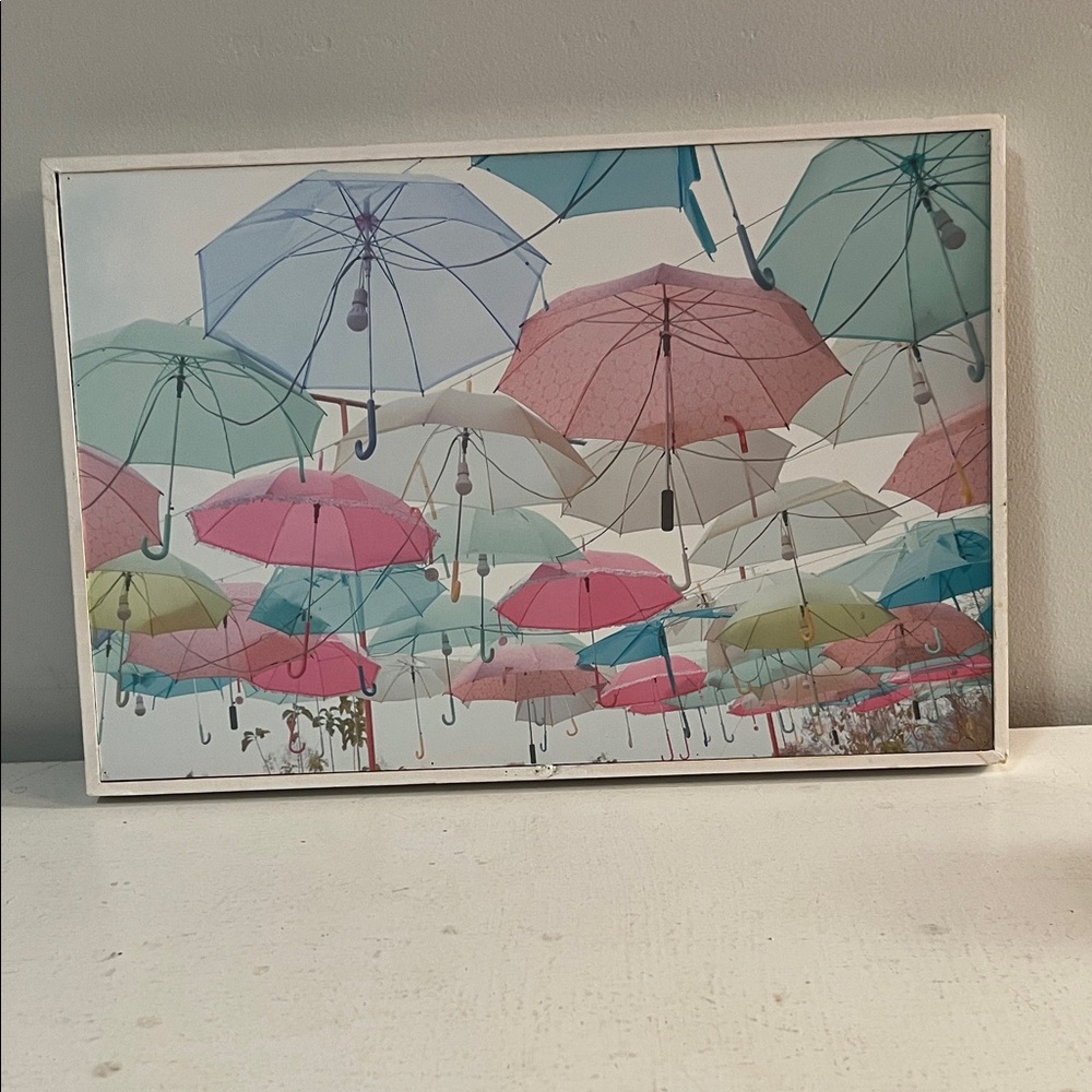 Colorful Umbrella Wall Art